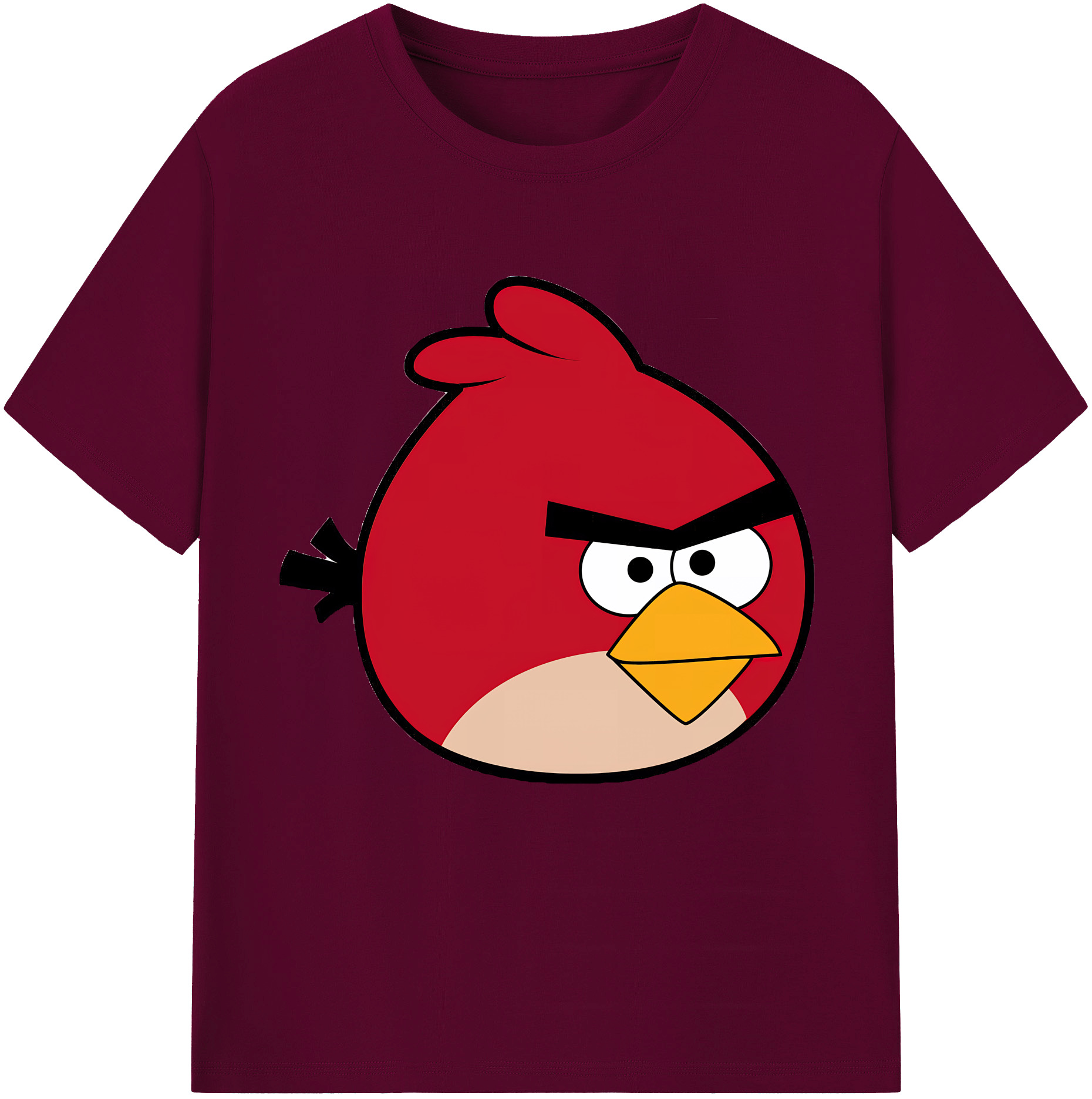 （画像用） Angry Birds アングリーバード レディースカジュアルプリントTシャツ（綿100％）